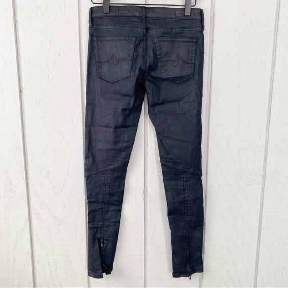 AG Adriano Goldschmied Moto Ankle Zip Leggings - Picture 2 of 9